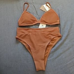 Billabong Tanlines Ceci High Rise Bikini Set